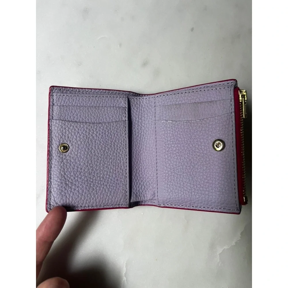 Maison de Sabre The Bifold Wallet Fuchsia Lavender Wallet